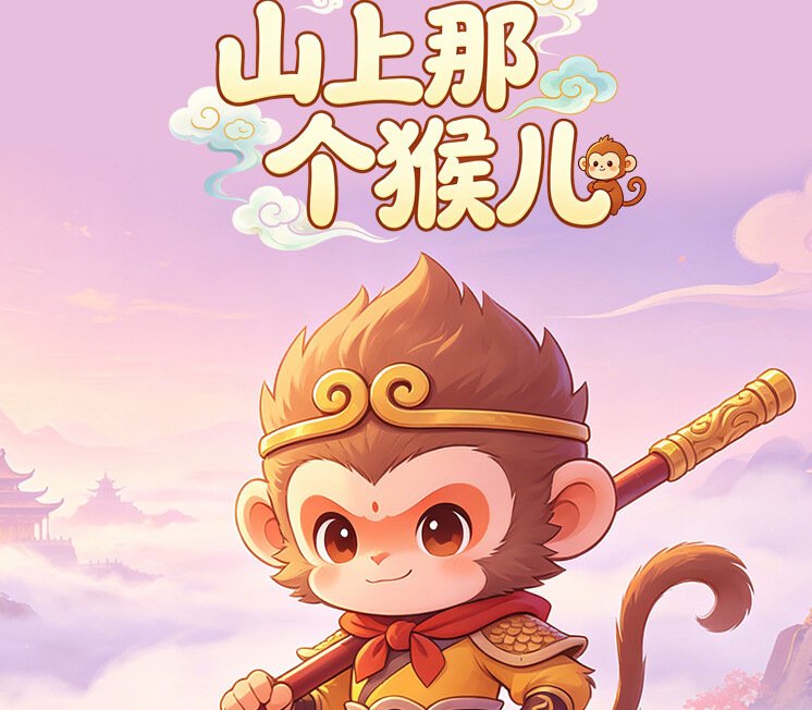 山上那个猴儿 