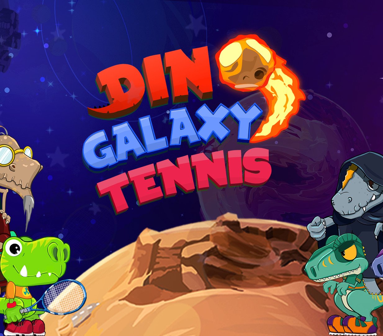 Dino Galaxy Tennis 