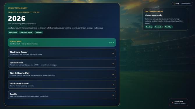 Cricket Management Tycoon 
