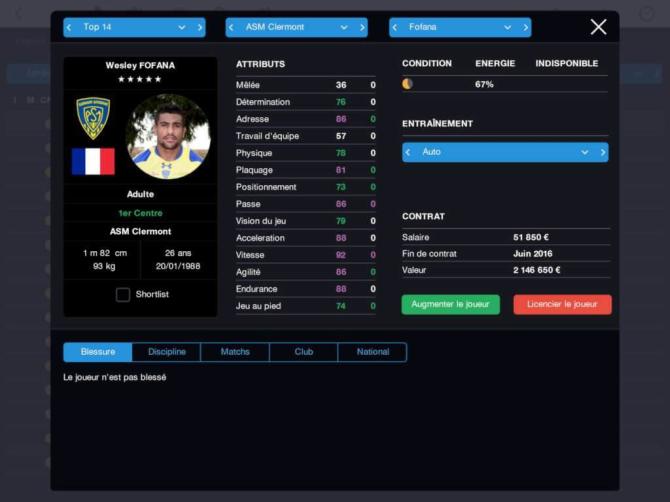 Pro Rugby Manager 2015 