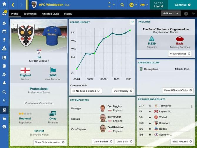 Football Manager Touch 2017 