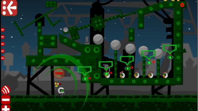 Robot vs Birds Zombies 