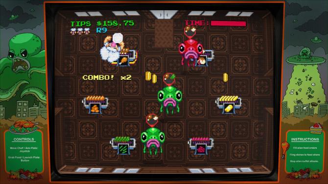 Digital Eclipse Arcade: Invasion of the Buffet 