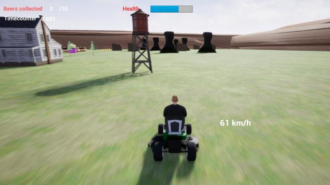 Lawnmower Game Beer 