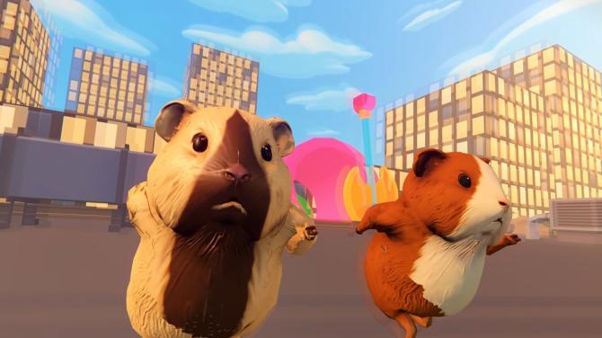 Guinea Pig Runaway Together 