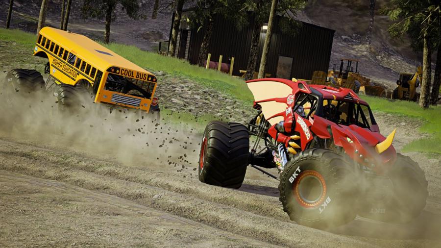 Monster Jam Steel Titans Power Out Bundle 