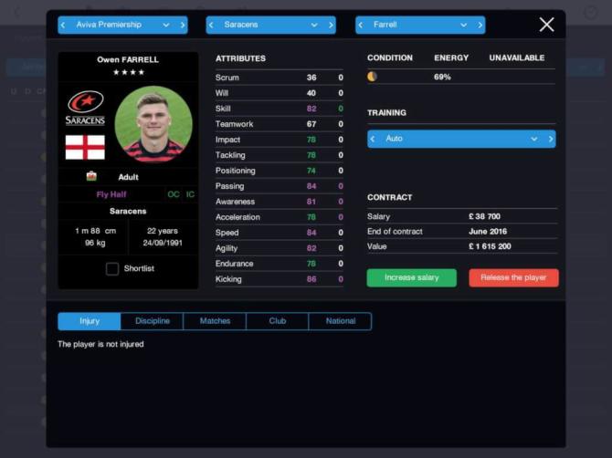 Pro Rugby Manager 2015 