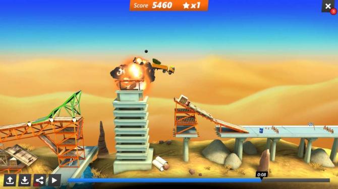 Bridge Constructor Stunts 