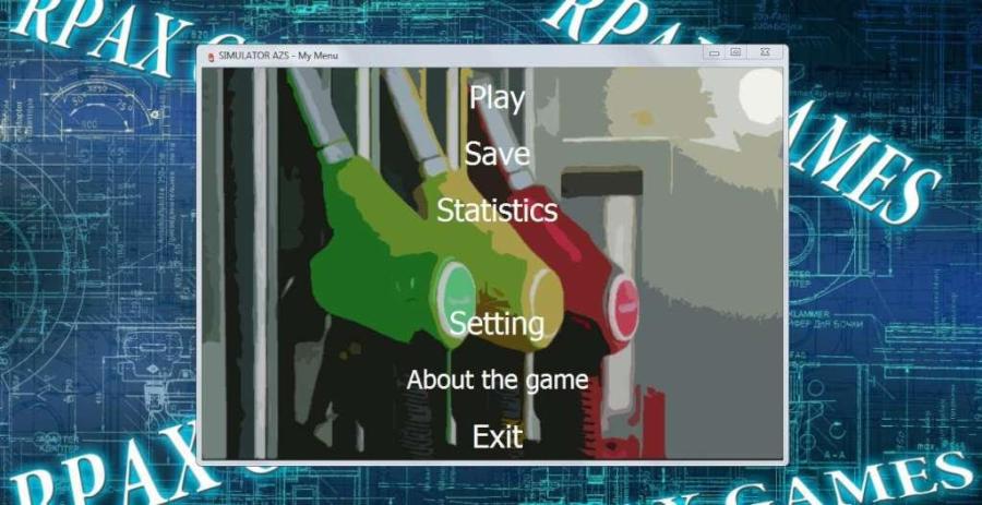 Simulator gas station 