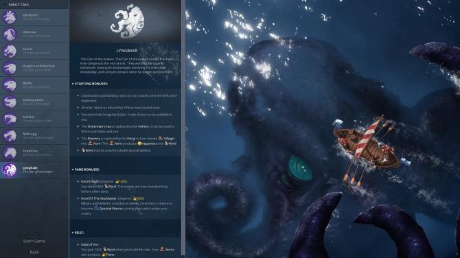Northgard - Lyngbakr, Clan of the Kraken 